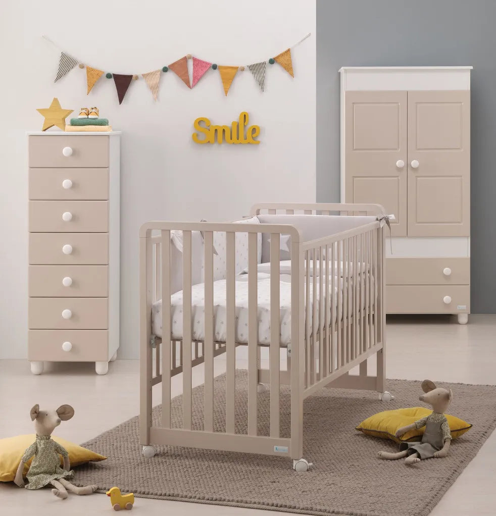 Lettino Evolutivo Glam 1x9 Azzurra Design