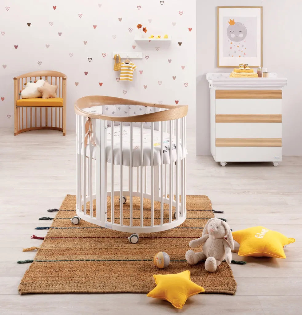 Lettino Evolutivo Wave Azzurra Design