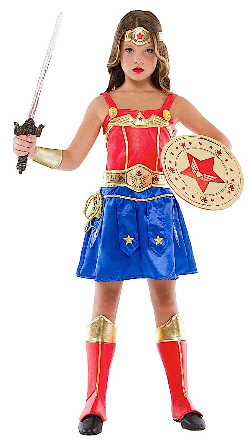 Vestito Carnevale Veneziano Ragazza Guerriera