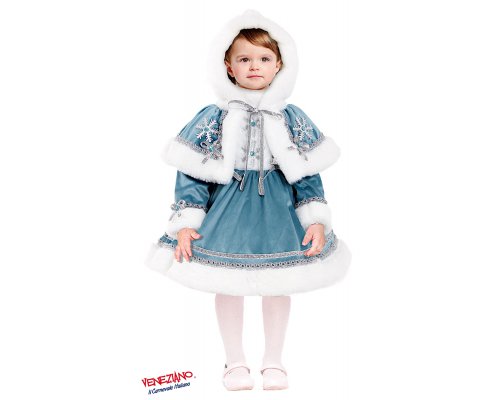 Costume Carnevale Reginetta delle nevi Veneziano