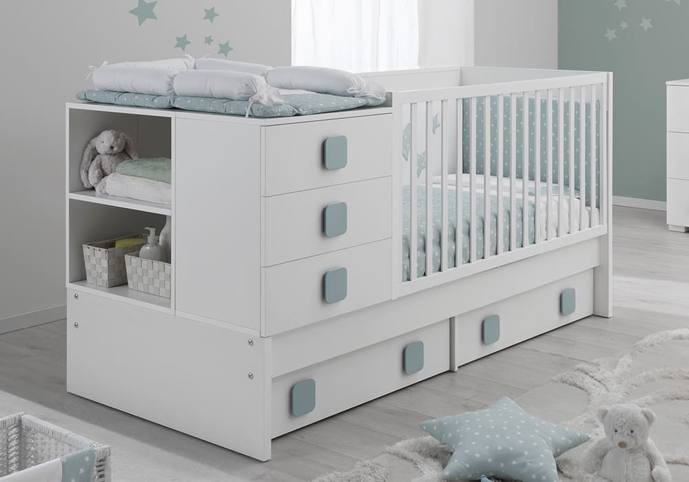 Erbesi Lettino Trasformabile Easy Completo