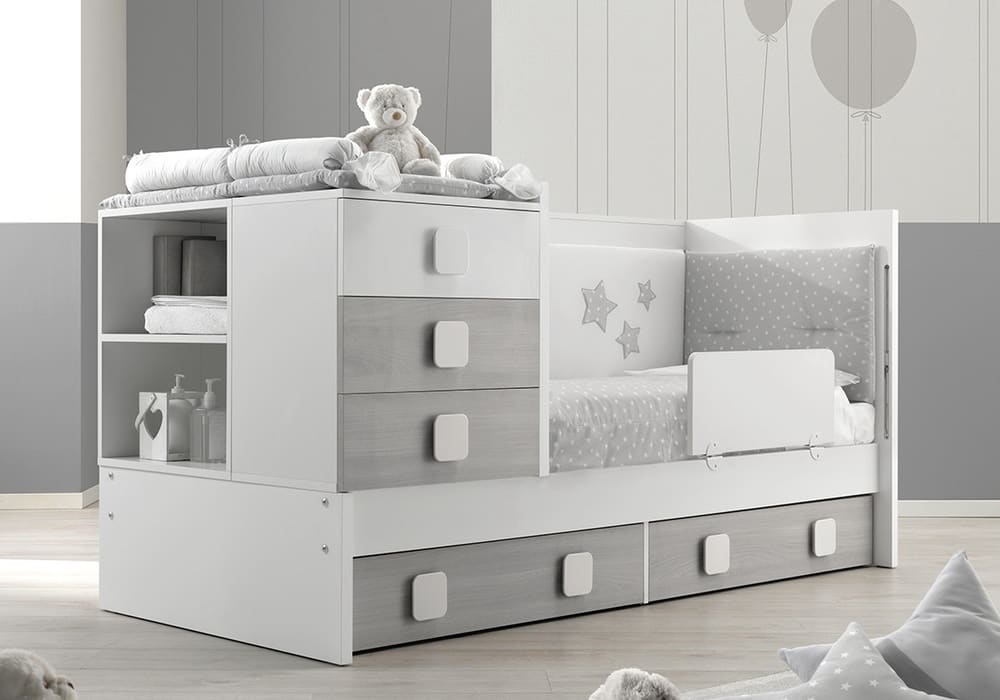 Erbesi Lettino Trasformabile Easy Completo