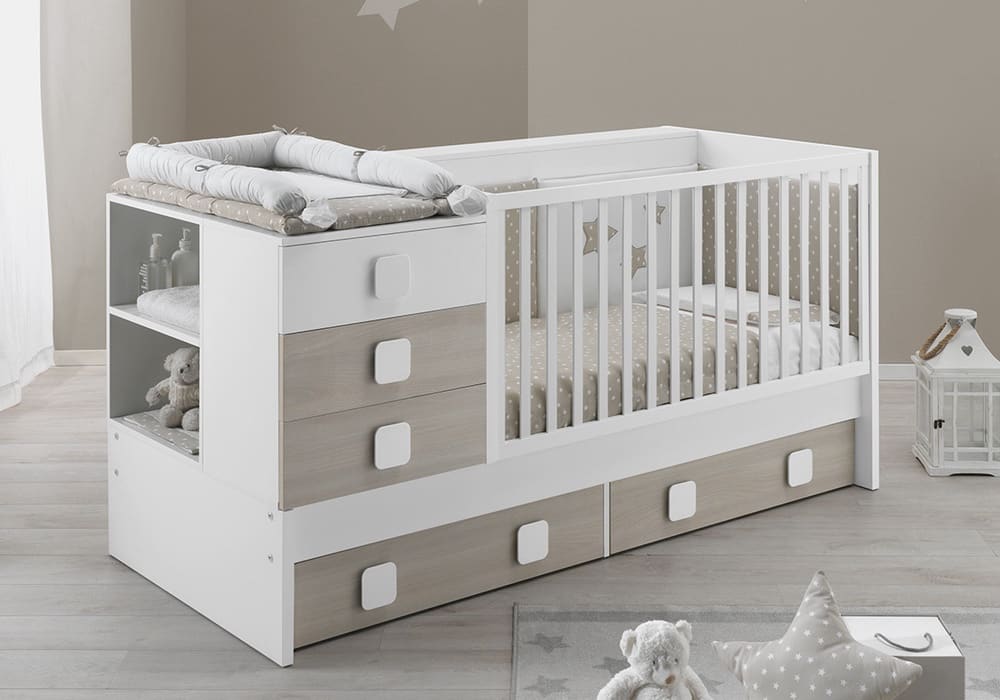 Erbesi Lettino Trasformabile Easy Completo