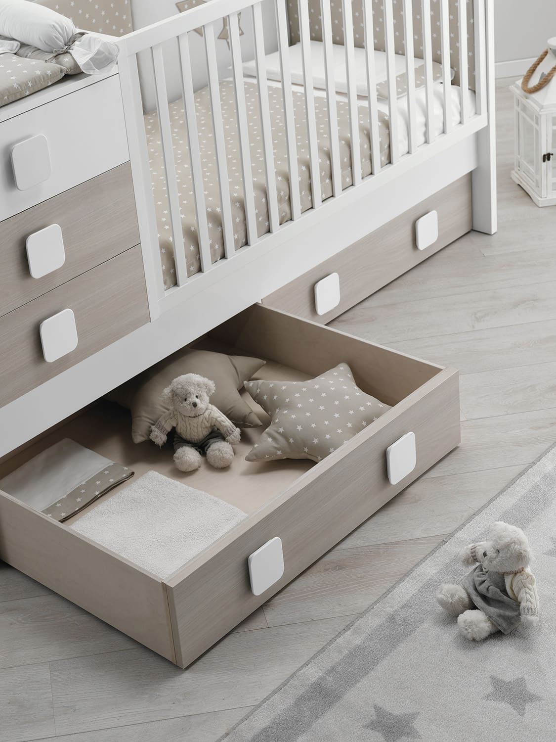 Erbesi Lettino Trasformabile Easy Completo