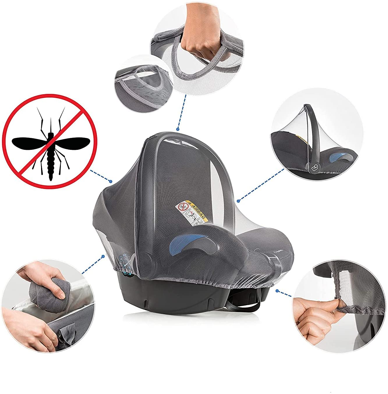 Zanzariera universale per ovetto