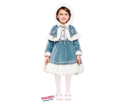 Costume Carnevale Reginetta delle nevi Veneziano