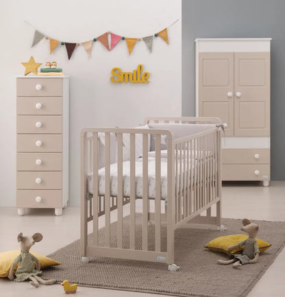 Lettino Evolutivo Glam 1x9 Azzurra Design