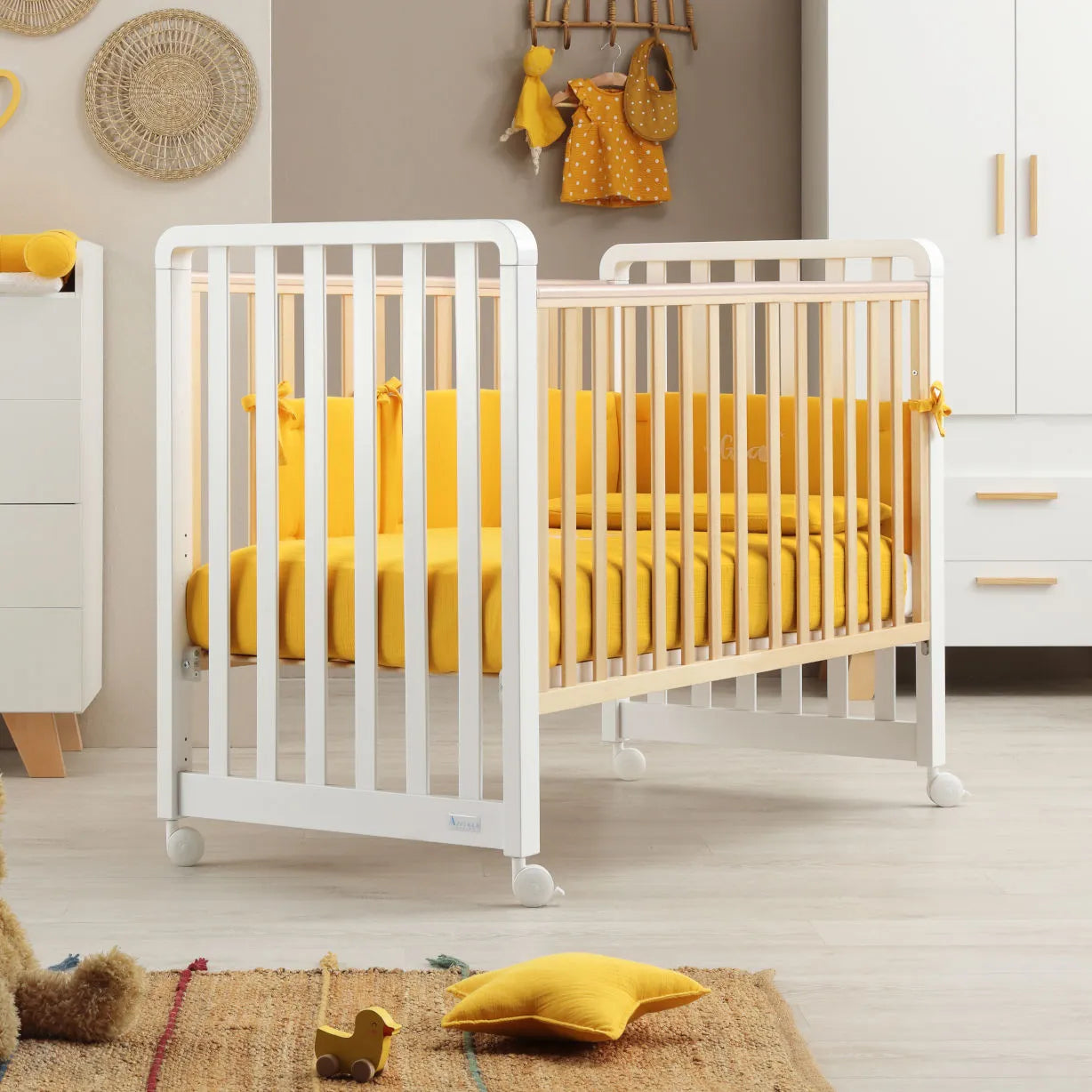 Lettino Evolutivo Glam 1x9 Azzurra Design