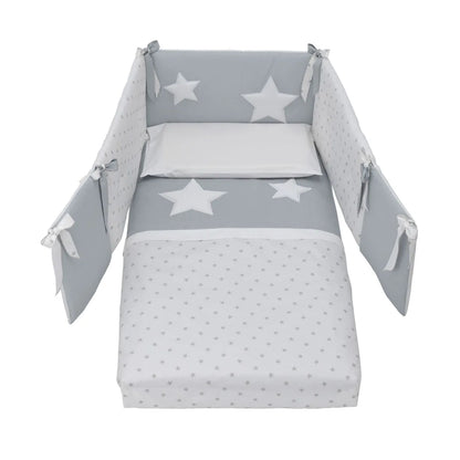 Lettino Evolutivo Glam 1x9 Stelle Azzurra Design