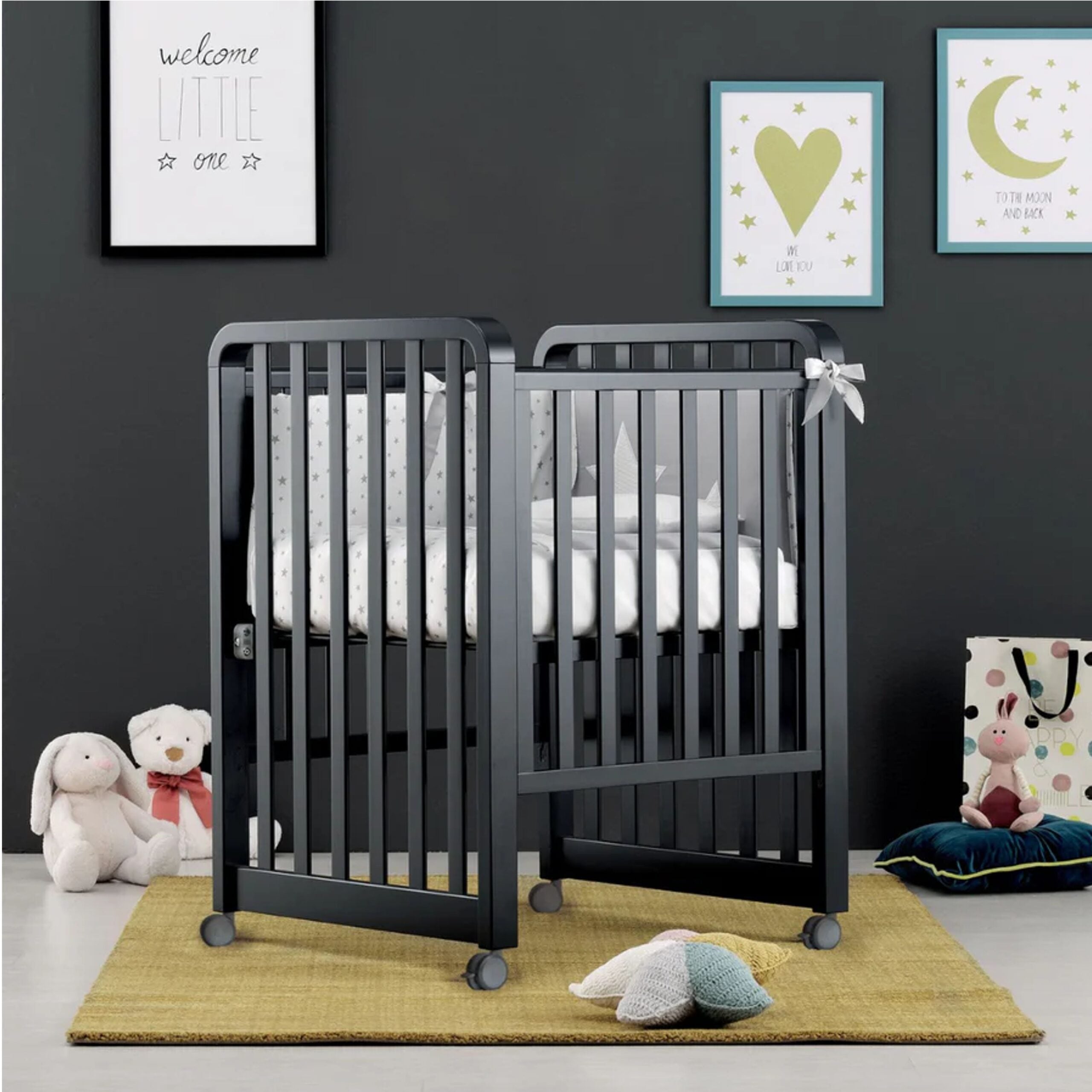 Lettino Evolutivo Glam 1x9 Azzurra Design