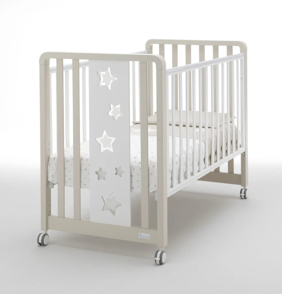 Lettino Evolutivo Glam 1x9 Stelle Azzurra Design