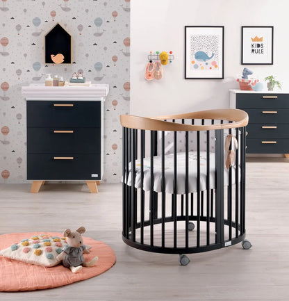 Lettino Evolutivo Wave Azzurra Design