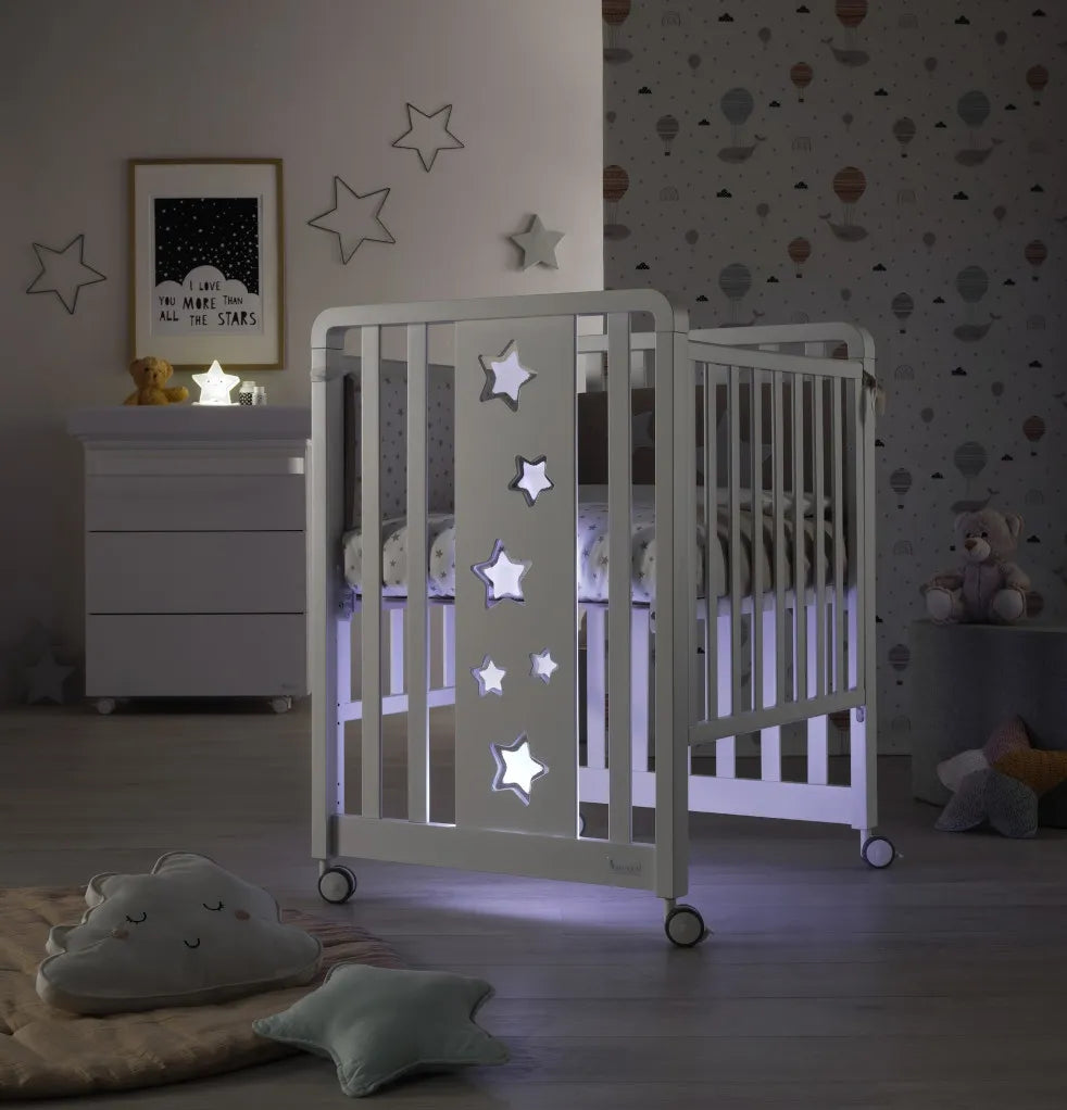 Lettino Evolutivo Glam Lux 1x9 Azzurra Design
