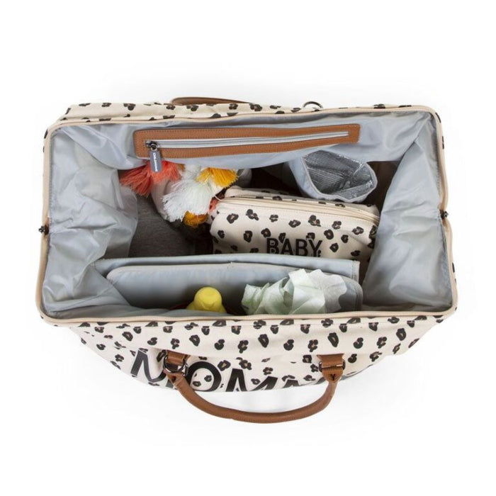 Borsa Fasciatoio Childhome Mommy Bag Leopard